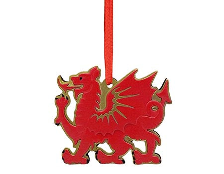 Celtic Spirit Welsh Dragon Ornament
