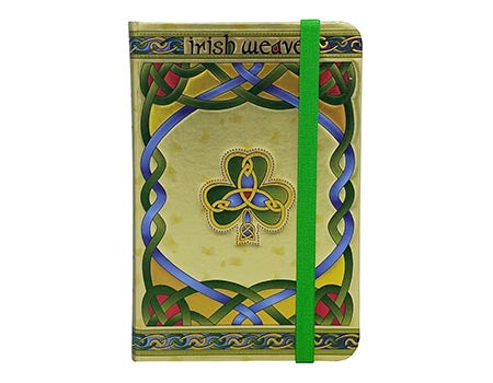Irish Weave Shamrock Notebook