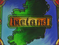 Map of Ireland Coaster - Stained Mirror