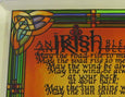 Irish Blessing Coaster - Stained Mirror