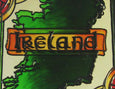 Ireland Map Fridge Magnet - Stained Mirror