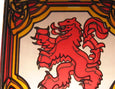 Rampant Lion Fridge Magnet - Stained Mirror