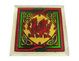 Welsh Dragon Coaster - Stained Mirror