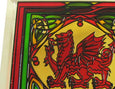 Welsh Dragon Coaster - Stained Mirror