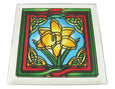 Welsh Daffodil Coaster - Stained Mirror