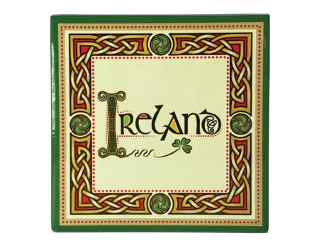 Ireland Ceramic Coaster – royal-tara-giftware-store