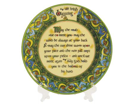 Old Irish Blessing 4" Plate