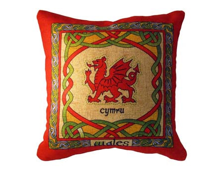 Welsh Dragon Cushion Cover