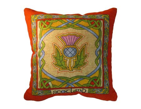Scottish Thistle Cushion Cover