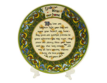 God Bless Our Home 4" Plate