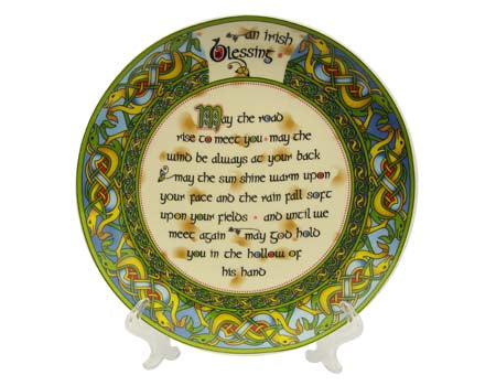 Old Irish Blessing 8" Plate
