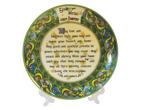 God Bless Our Home 8" Plate