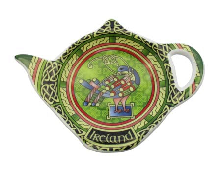 Celtic Peacock Teabag Holder