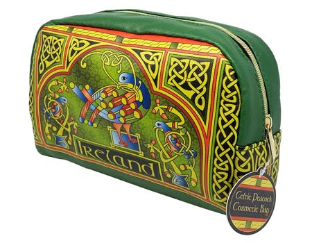 Celtic Peacock Cosmetic Bag