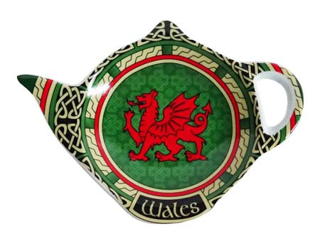 Welsh Dragon Teabag Holder Celtic Window