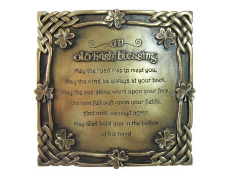Old Irish Blessing Wall Plaque