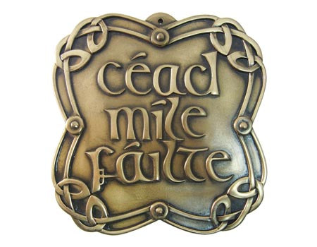 Cead Mile Failte Plaque