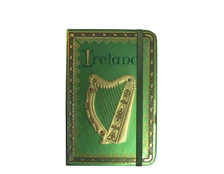Celtic Notes Irish Harp Notebook