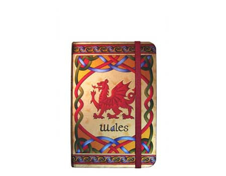 Celtic Notes Welsh Dragon Notebook